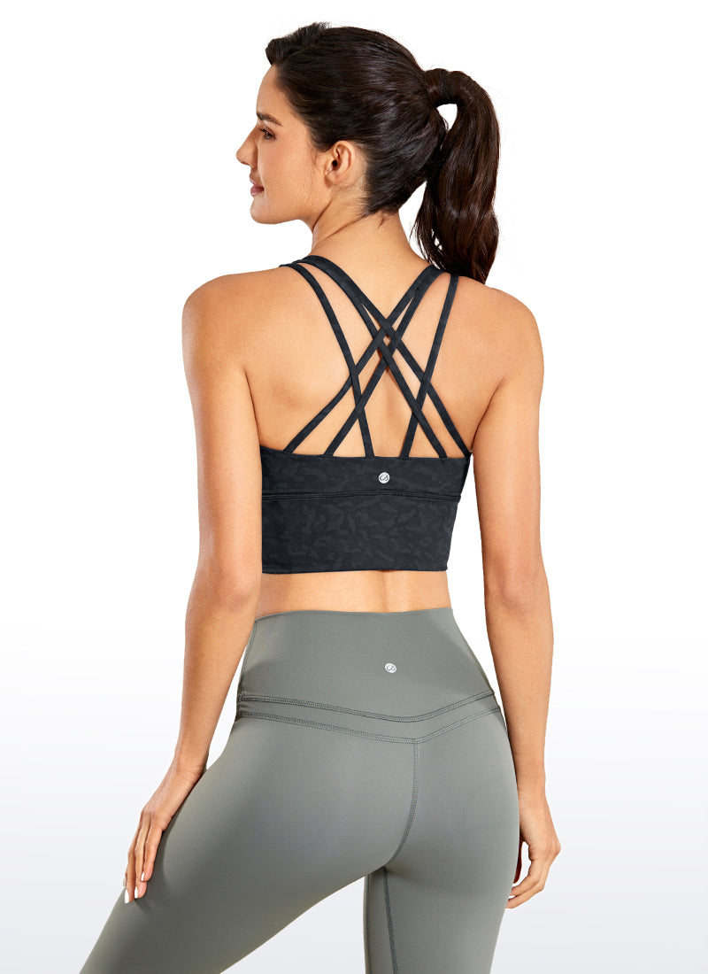 Nakedfeel Longline Bra Strappy Back