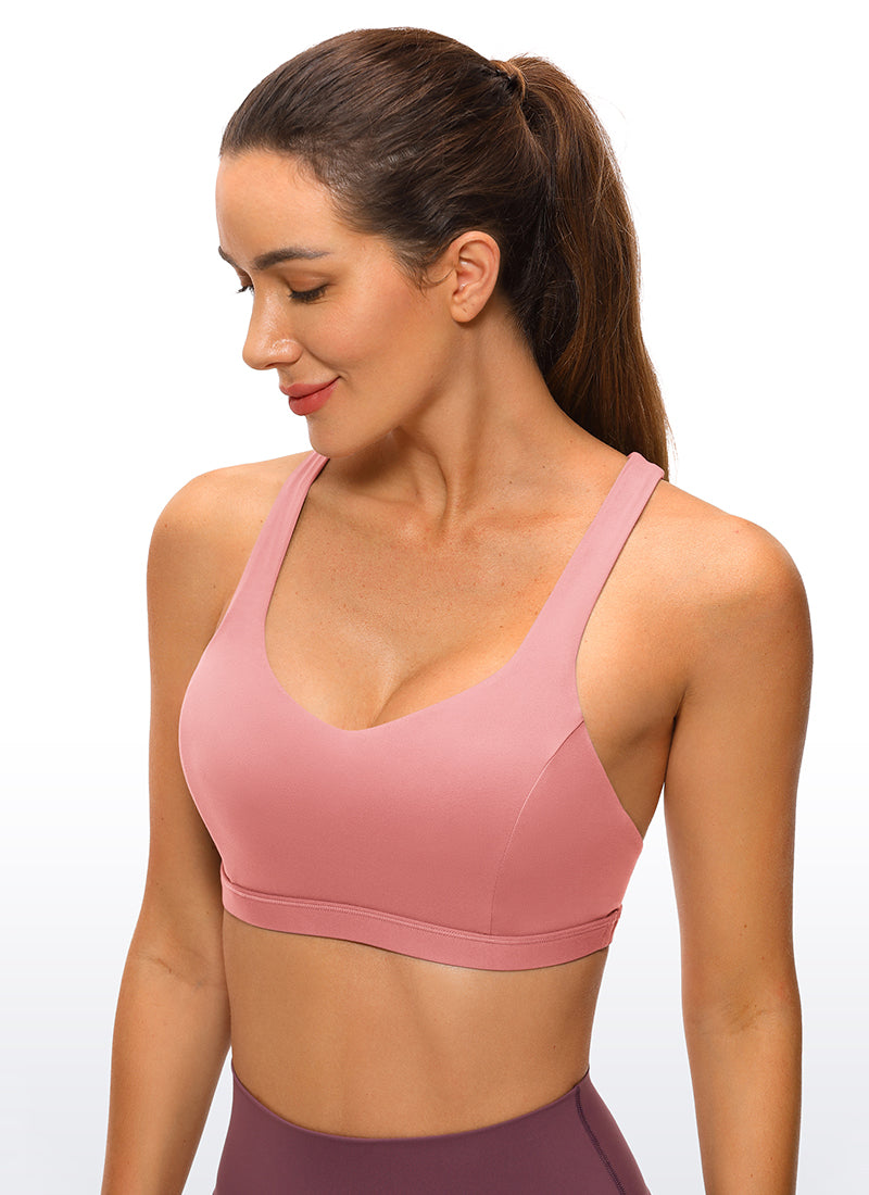 Brushed Nakedfeel Bra Criss Cross Back