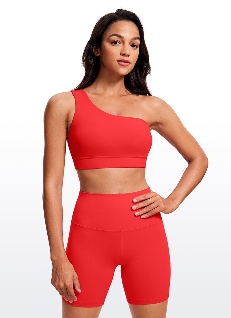 Butterluxe One Shoulder Sports Bra