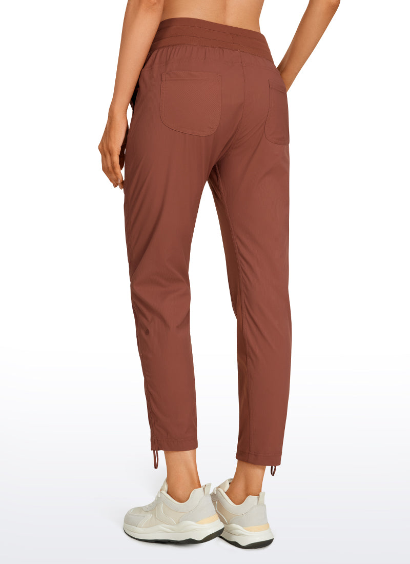 Striped Pants with Pockets 27''- Cinched Leg