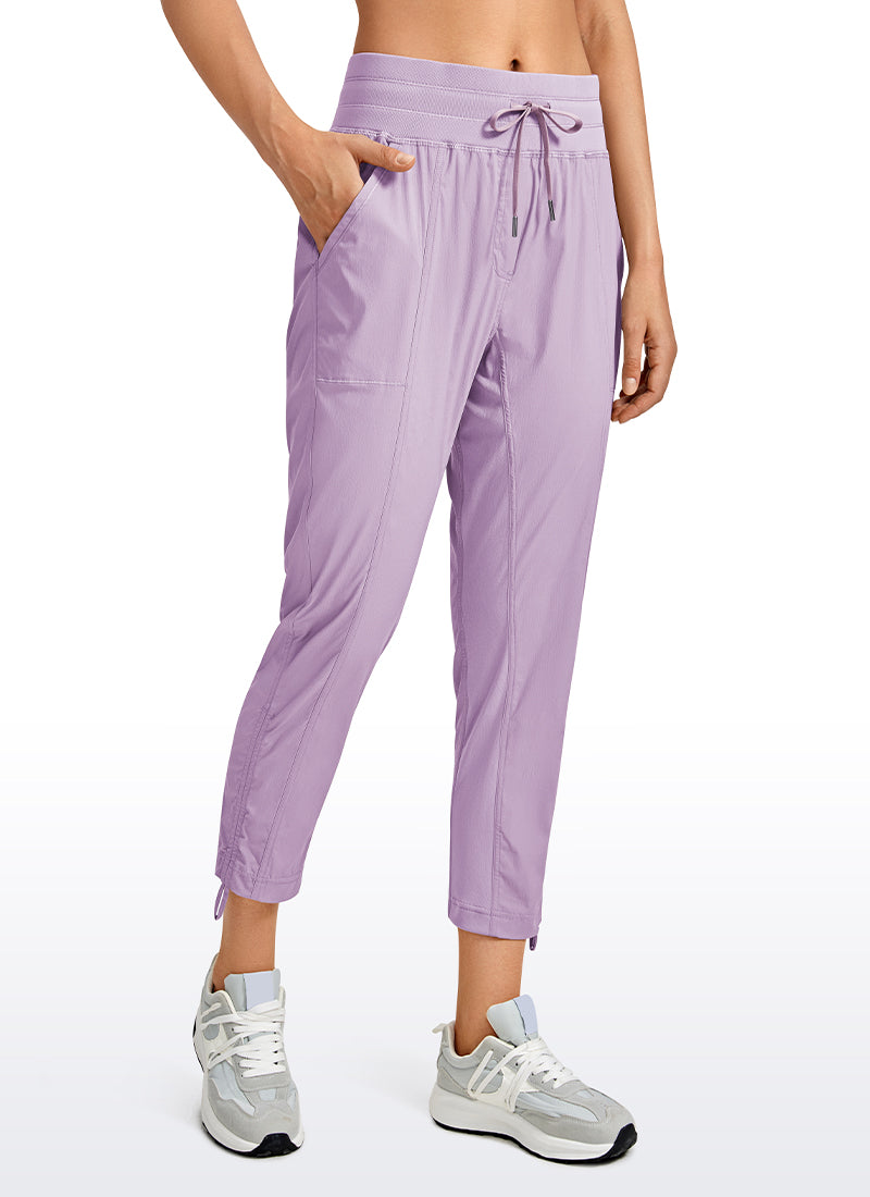 Striped Pants with Pockets 25''- Cinched Leg