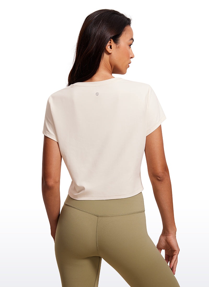 Butterluxe Cropped Short Sleeve