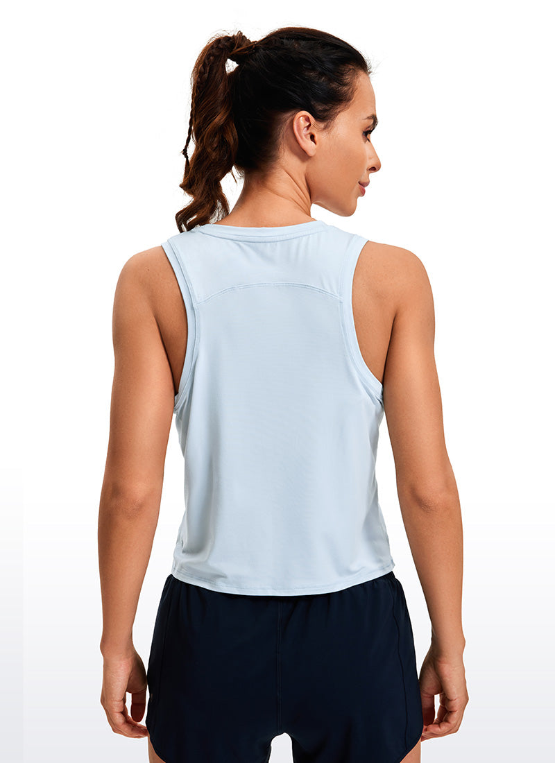 Ultralight Cropped Tanks High Neck