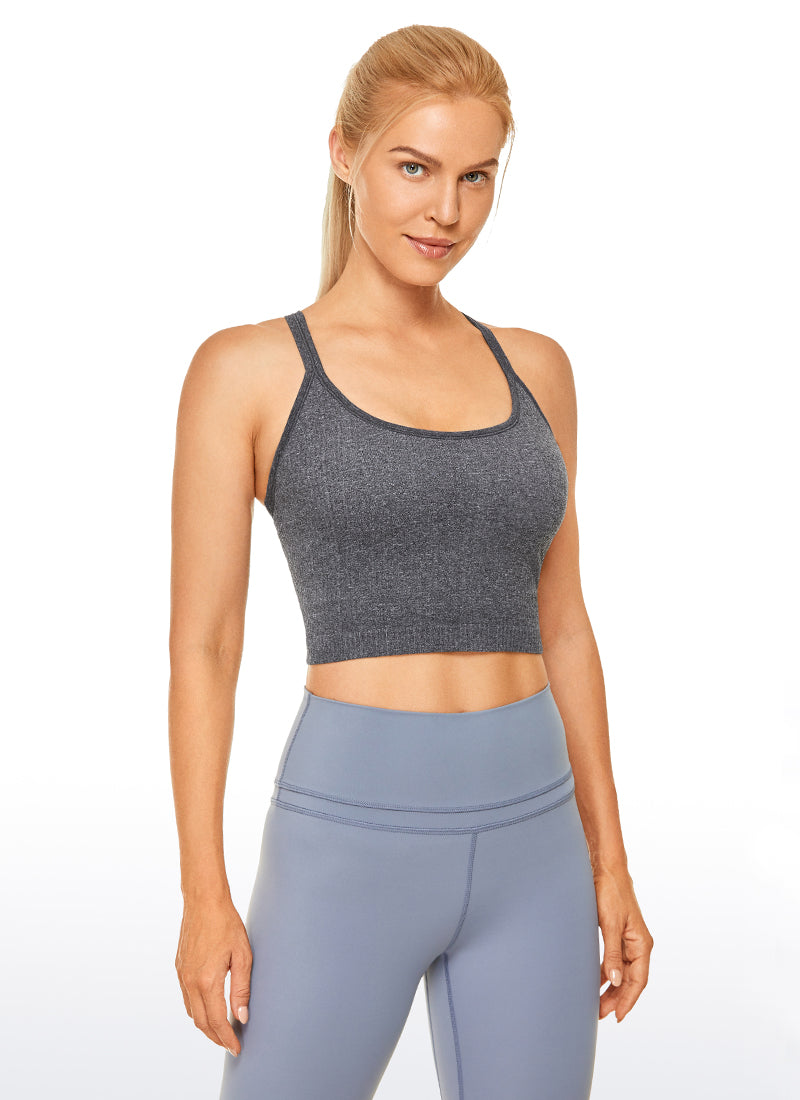 Seamless Longline Bra Y-back