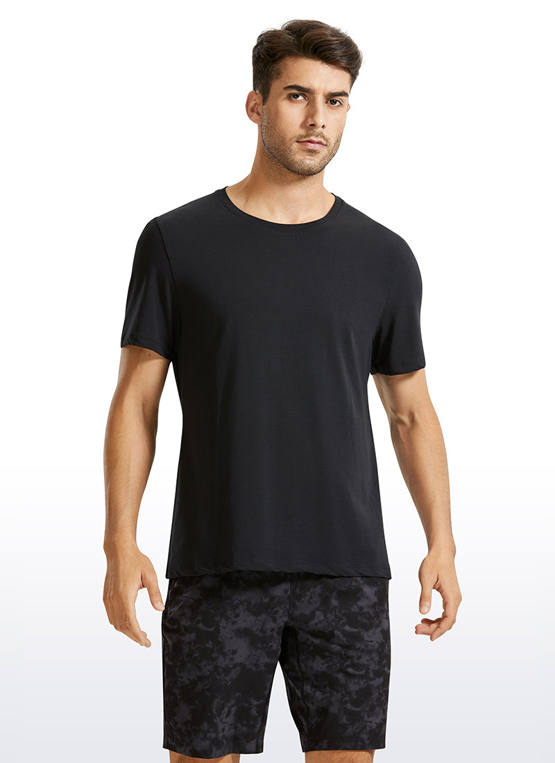 Pima Cotton Short Sleeve Round Neck